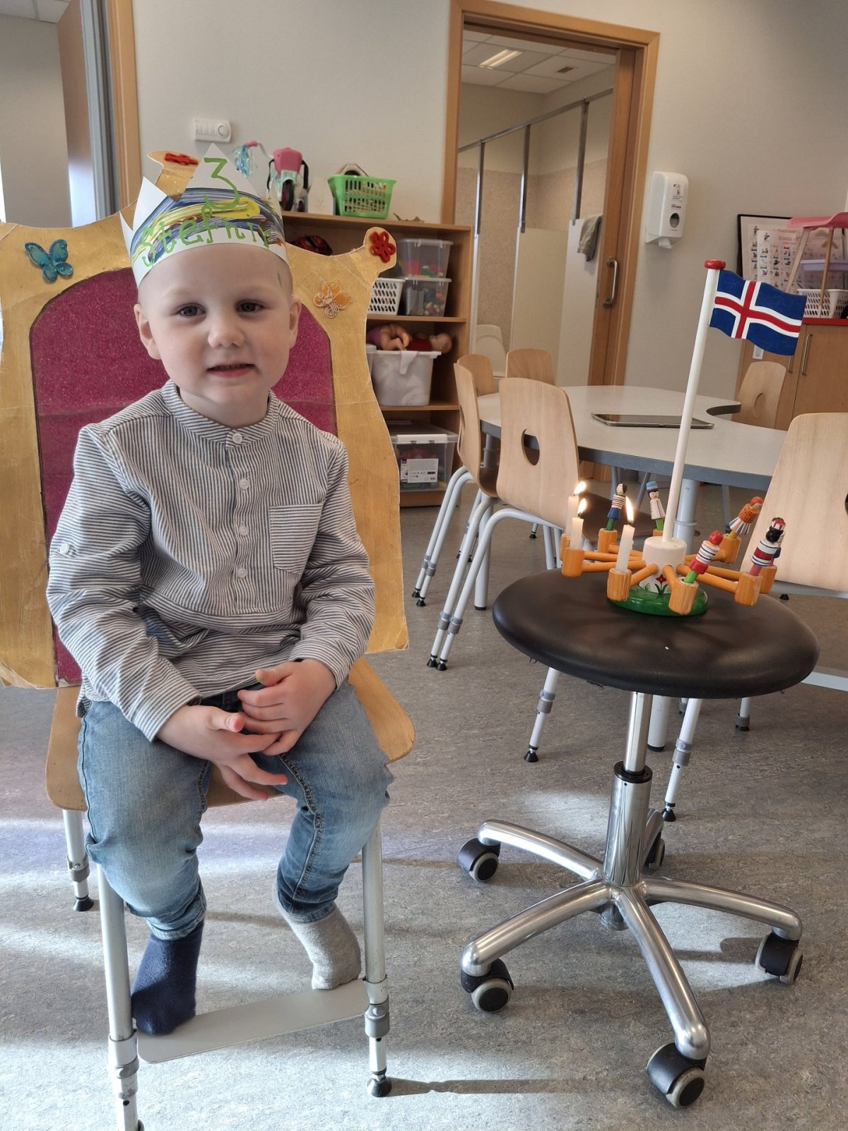 Stefnir Blær 3 ára