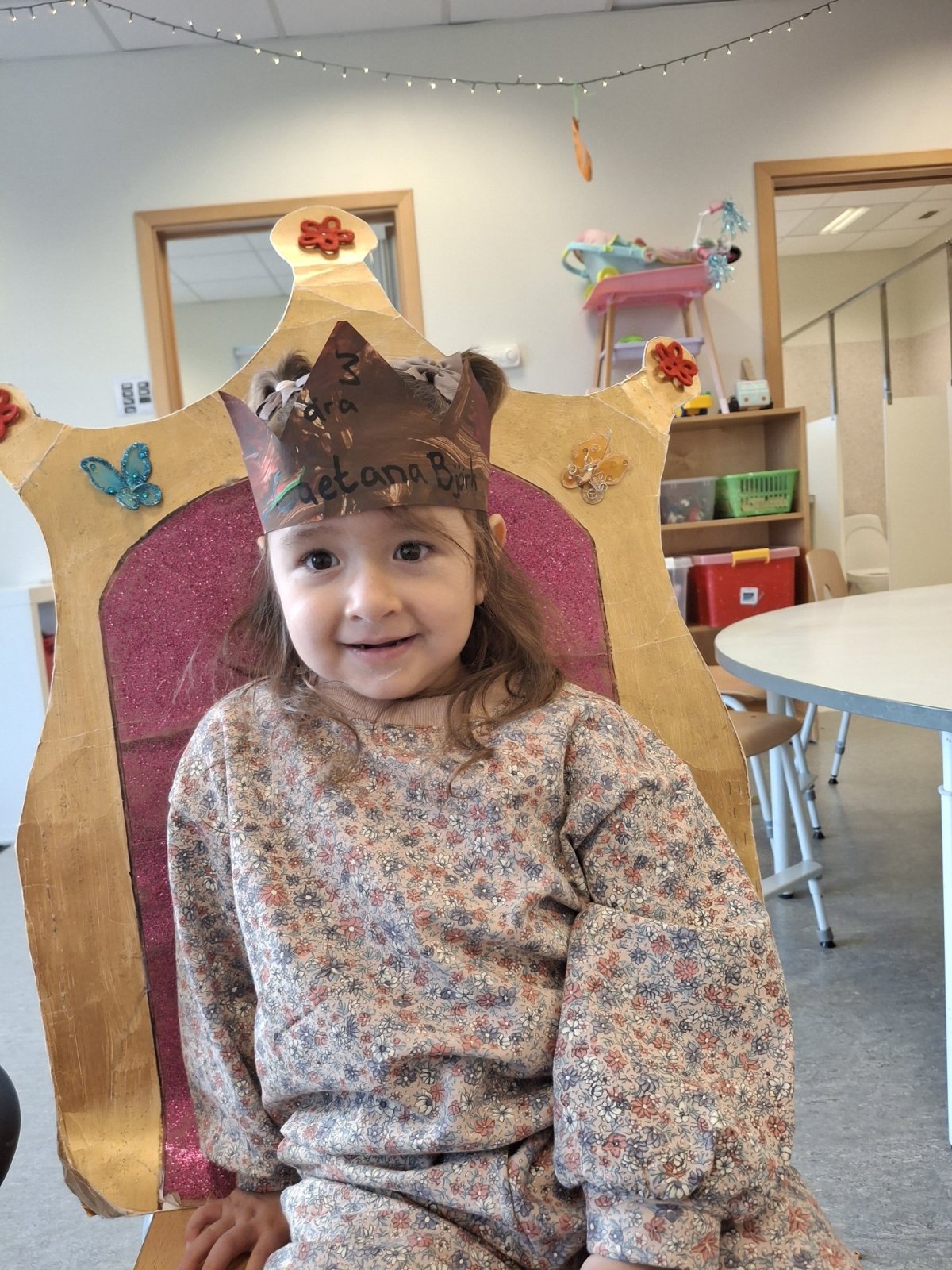 Caetana Björk 3 ára