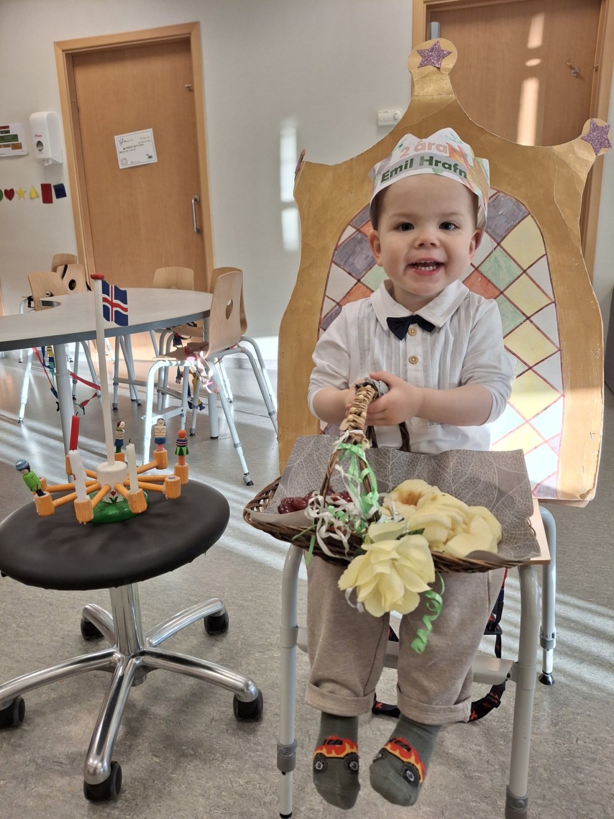 Emil Hrafn 2 ára