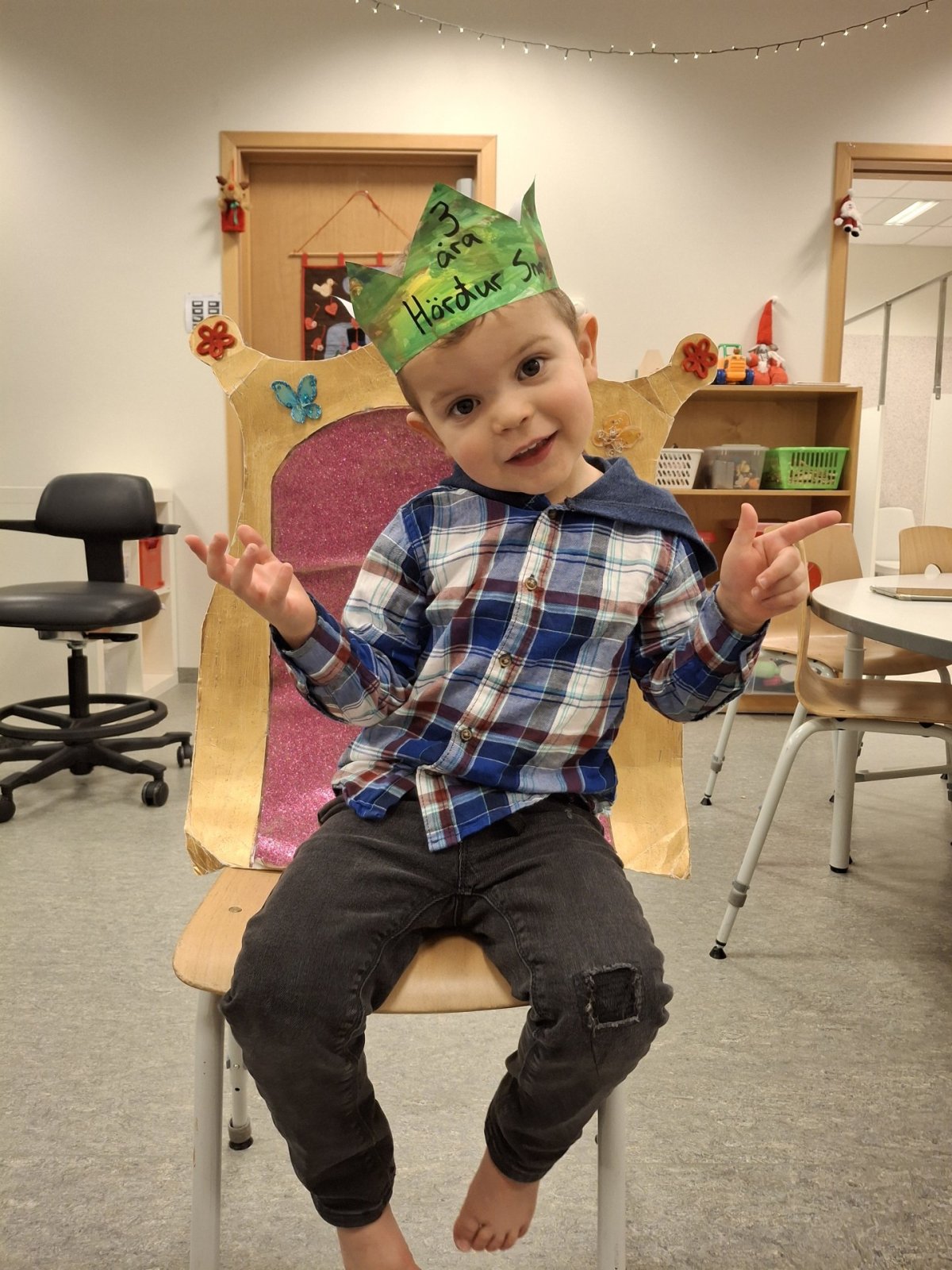 Hörður Snær 3 ára