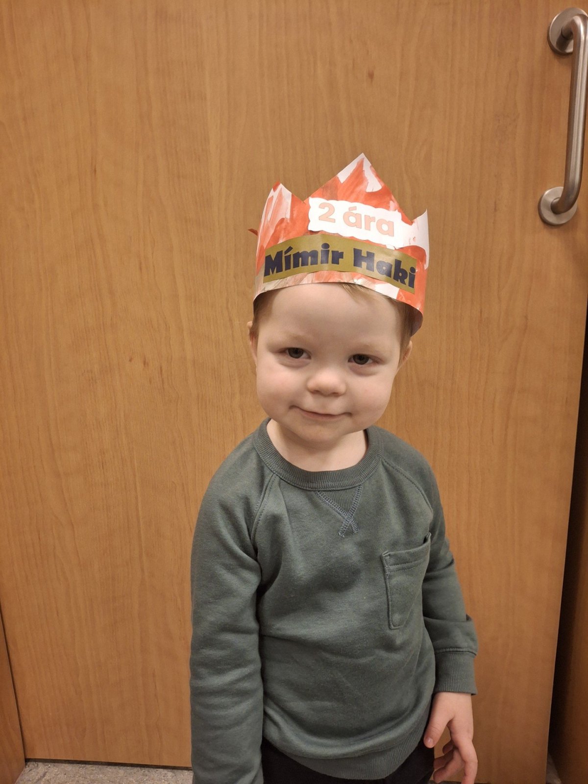 Mímir Haki 2 ára