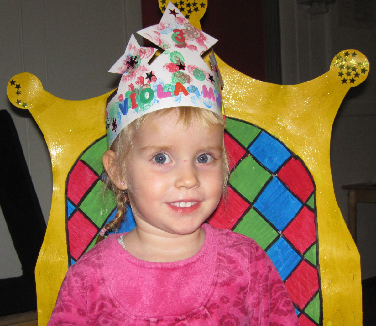 Víóla Mjöll 3 ára