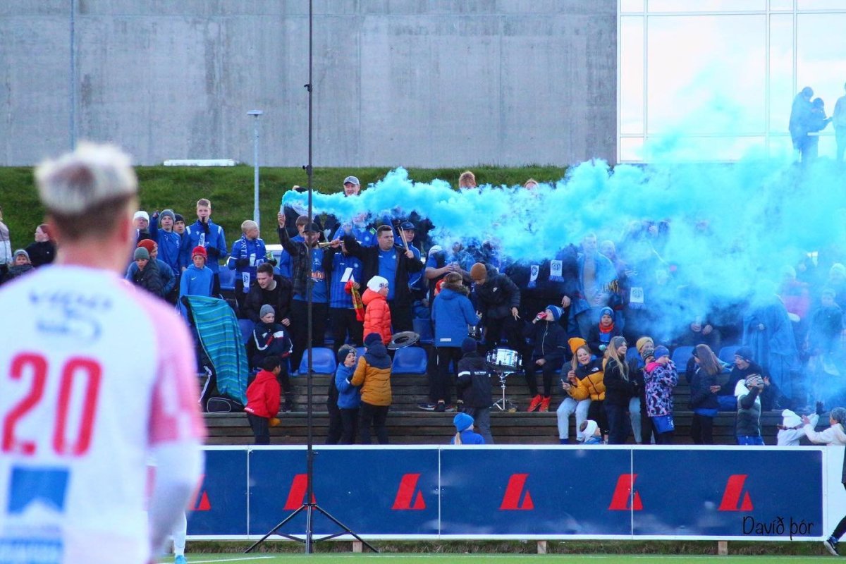 Síðasti heimaleikurinn hjá Dalvík/Reyni þetta árið.