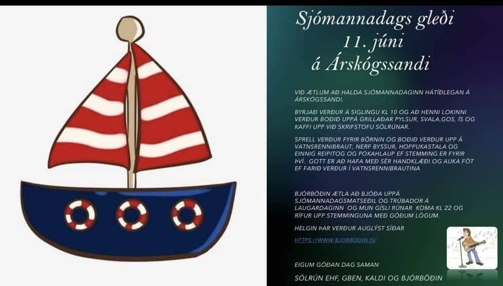 Sjómannadagsgleði á Árskógssandi