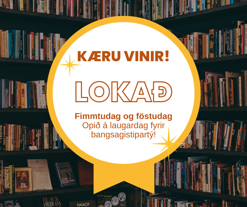 Bókasafnið lokað 15-16 desember!