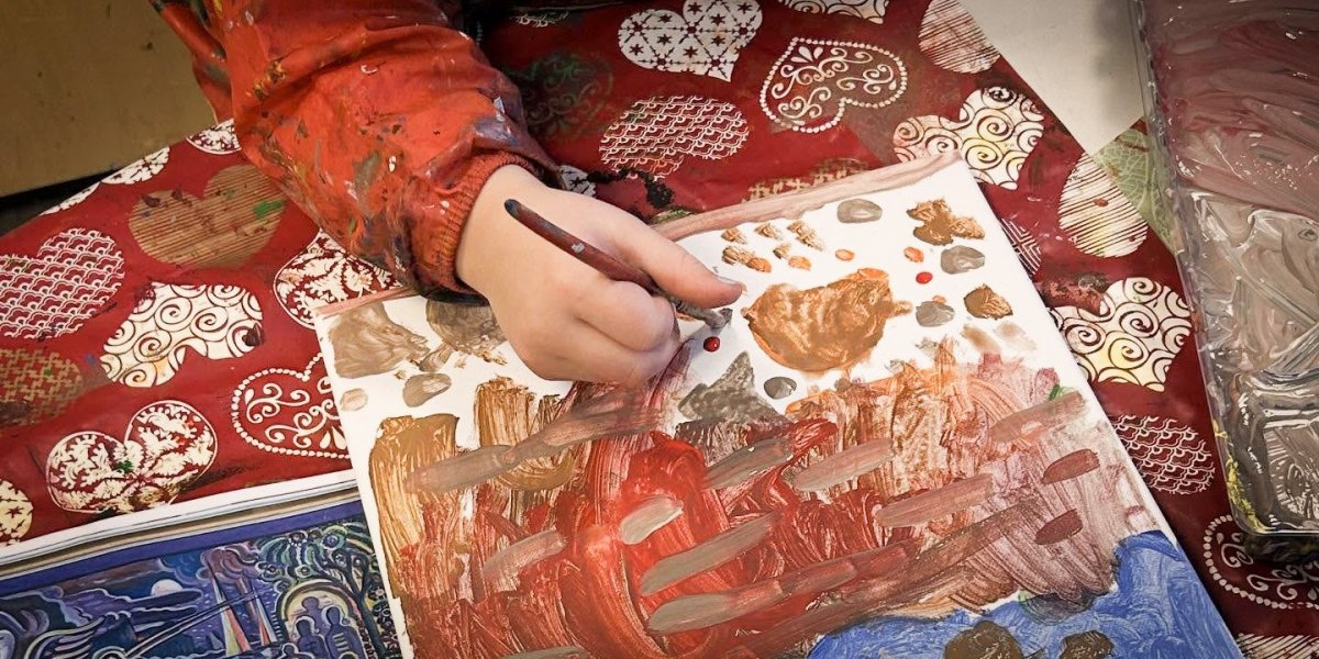 Okkar draumaland - listasýning leikskólabarnanna