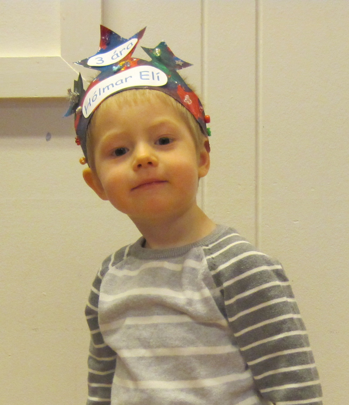 Hólmar Elí 3 ára
