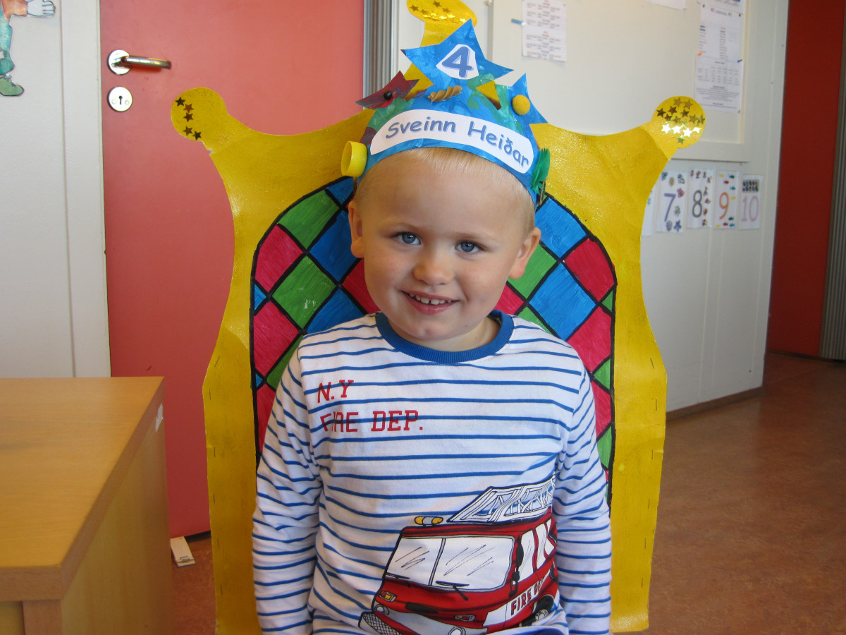 Sveinn Heiðar 4 ára