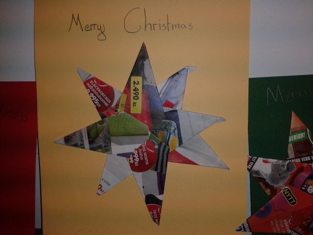 Jólakort í Comeníusarverkefninu