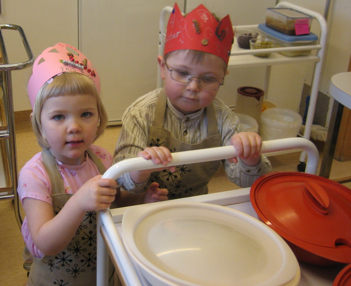 Þröstur 4. ára og Íris Björk 3. ára