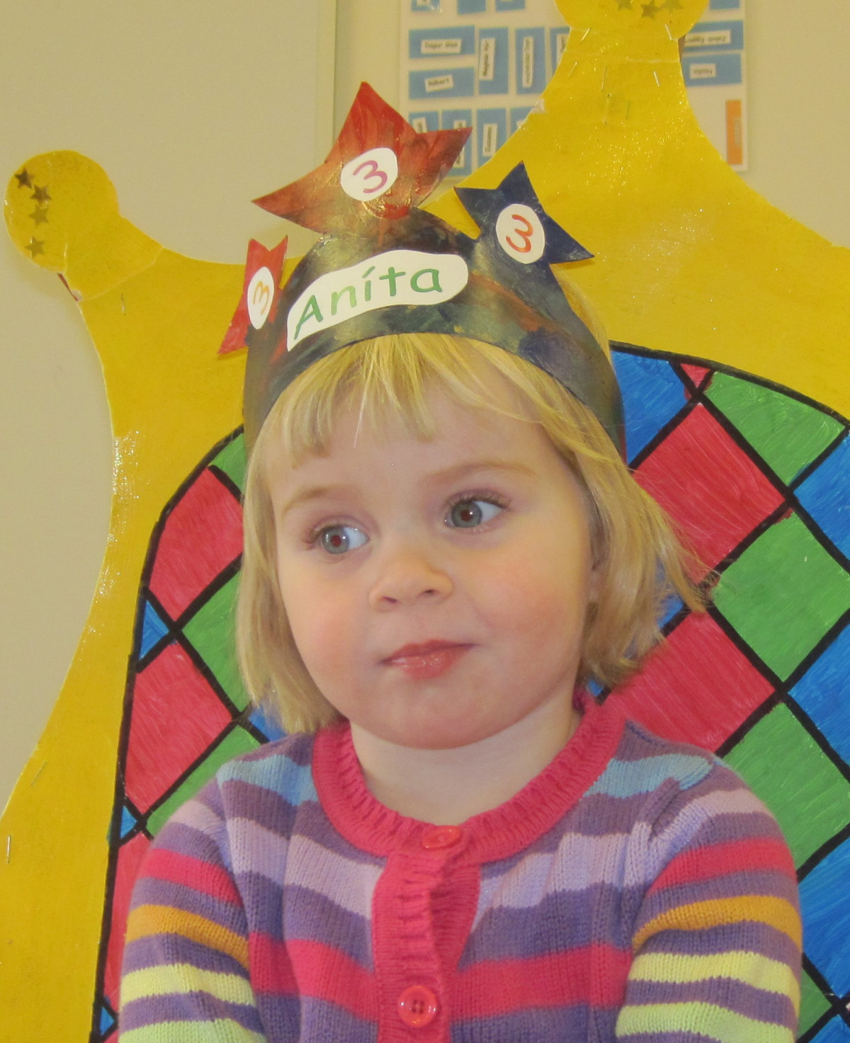 Aníta 3 ára