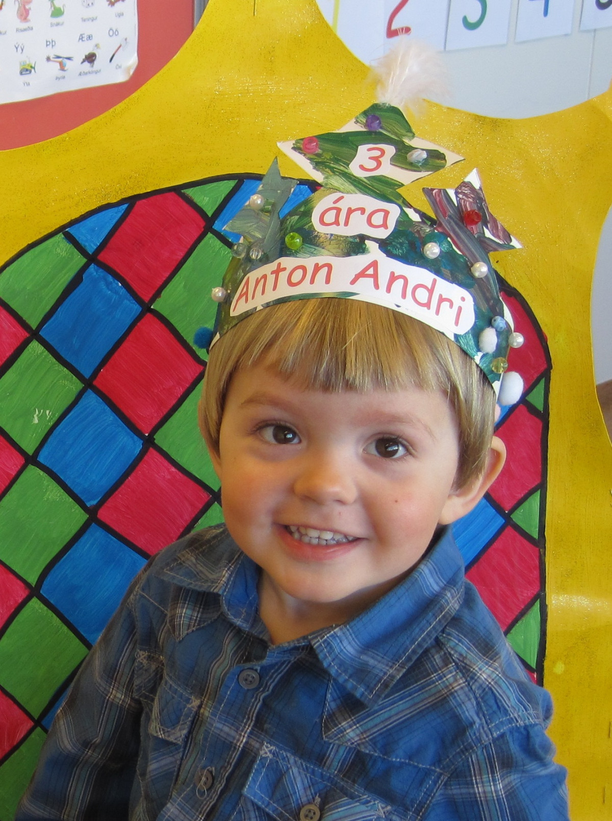 Anton Andri 3 ára