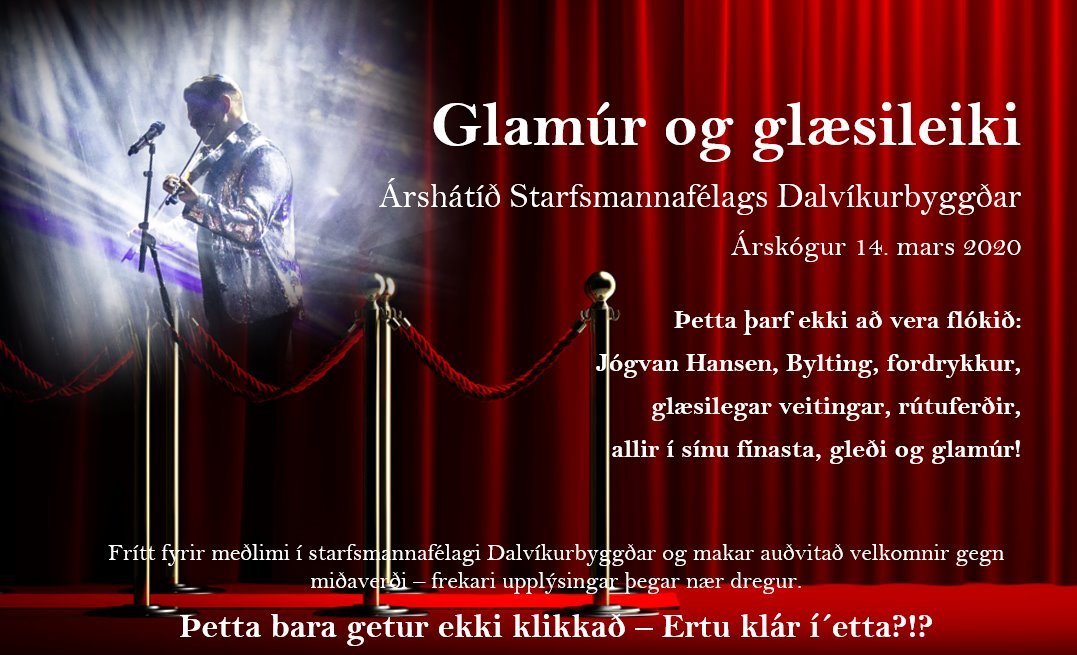 Árshátíð starfsmanna Dalvíkurbyggðar