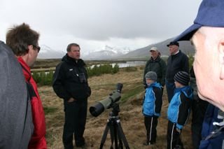 Fuglaskoðun í Friðlandi Svarfdæla