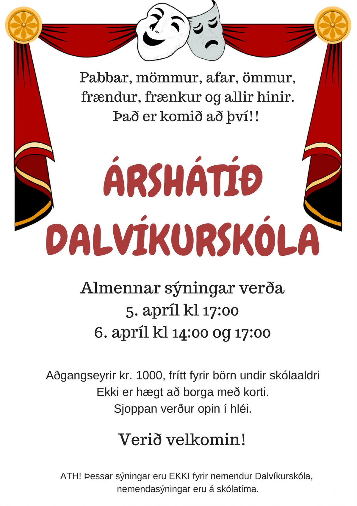 Árshátíð Dalvíkurskóla