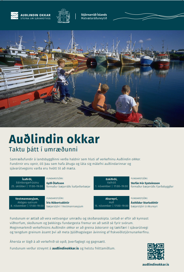 Opnir fundir um sjávarútveg - Auðlindin okkar