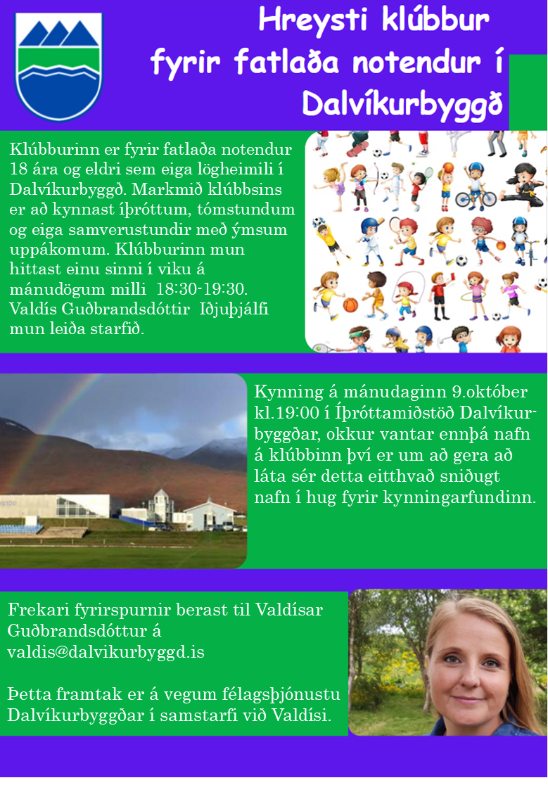 Hreysti klúbbur fyrir fatlaða notendur