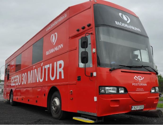 Blóðbankabíllinn á Dalvík þriðjudaginn 29. ágúst