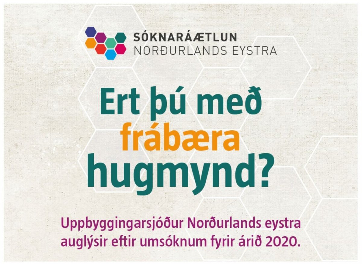 Uppbyggingarsjóður Norðurlands eystra auglýsir eftir umsóknum
