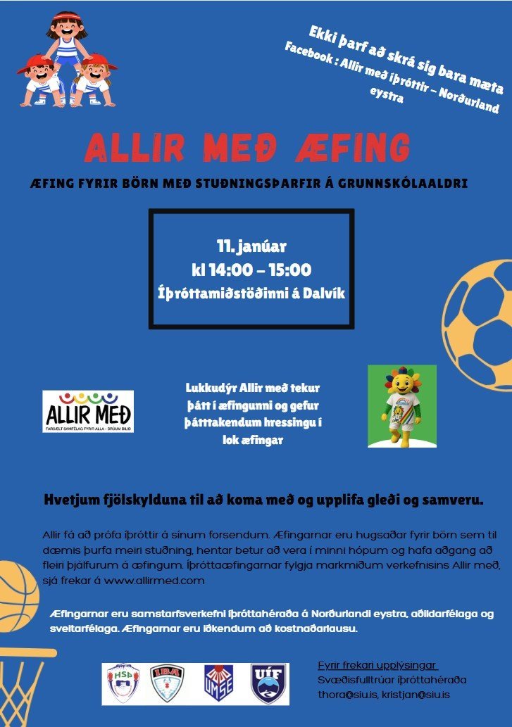 Allir með æfing - Dalvík