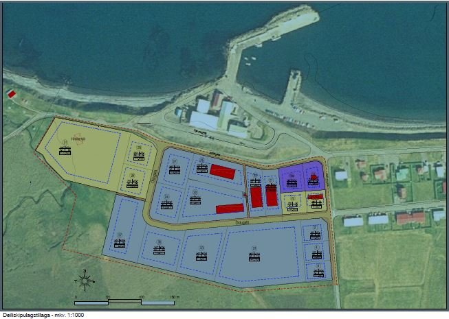 Deiliskipulag atvinnu- og íbúðarsvæðis á Árskógssandi