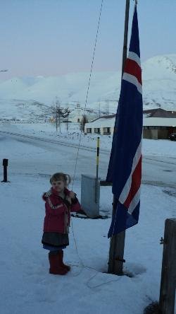 Þórey 4 ára og Oddur Freyr 5 ára