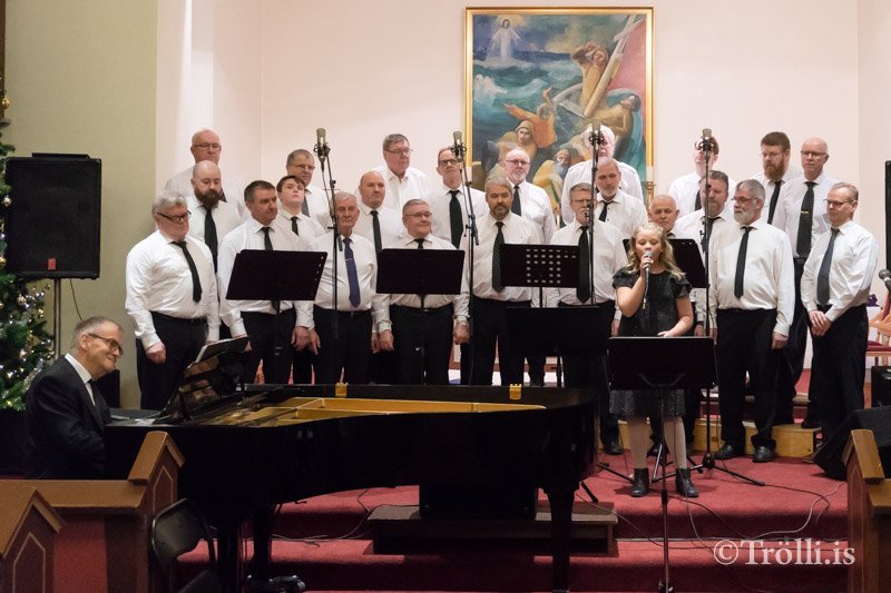 Myndir frá Nýárstónleikum