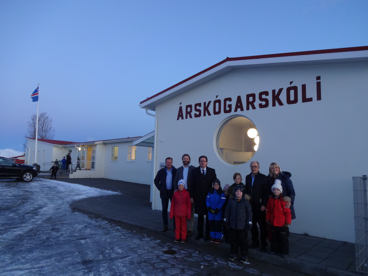 Heimsókn menntamálaráðherra