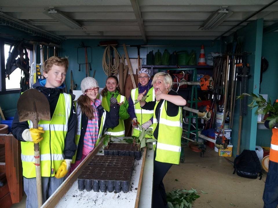 Vinnuskólinn á fullri ferð