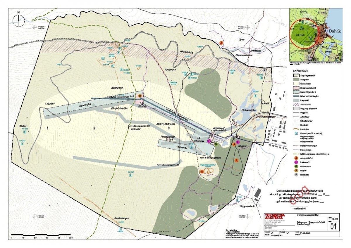 Deiliskipulag fólkvangs í Böggvisstaðafjalli