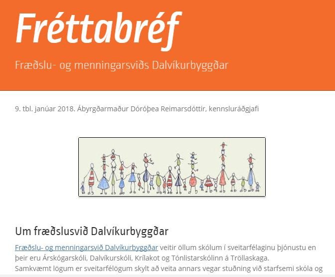 Fréttabréf fræðslu- og menningarsviðs