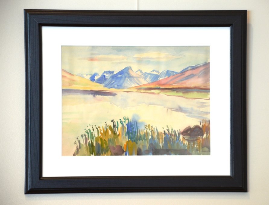 Vatnslitamyndir Garðars Loftssonar sýndar í Bergi