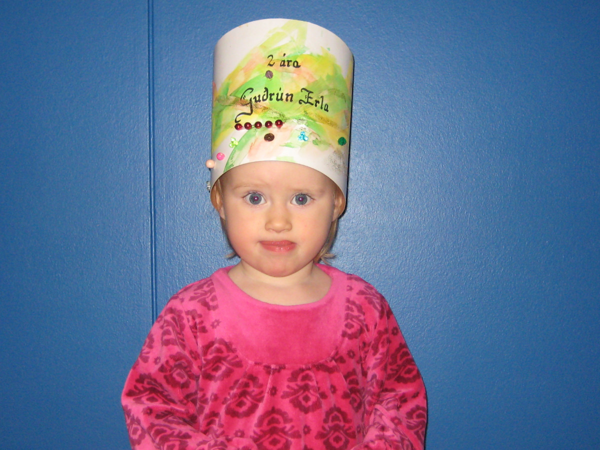 Guðrún Erla 2. ára