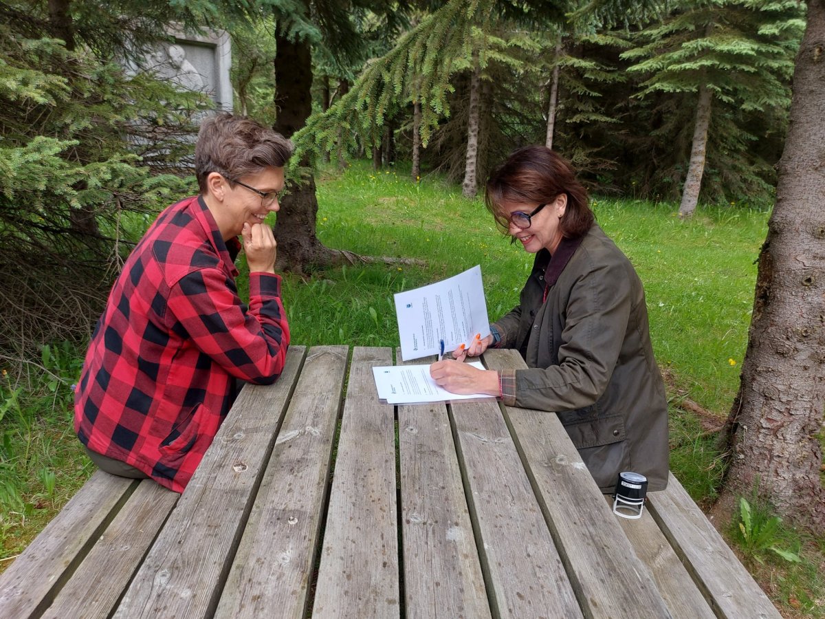 Styrktarsamningur undirritaður milli Dalvíkurbyggðar og Skógræktarfélags Eyjafjarðar