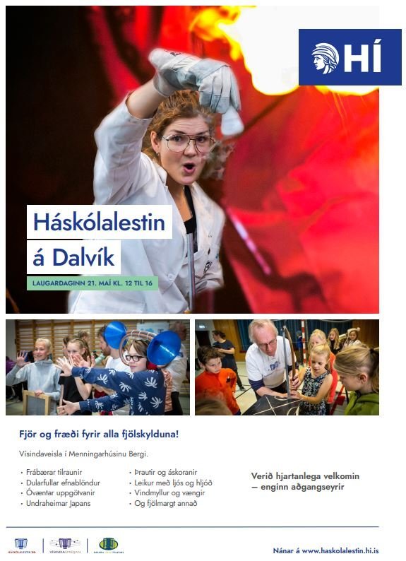 Háskólalestin stoppar á Dalvík