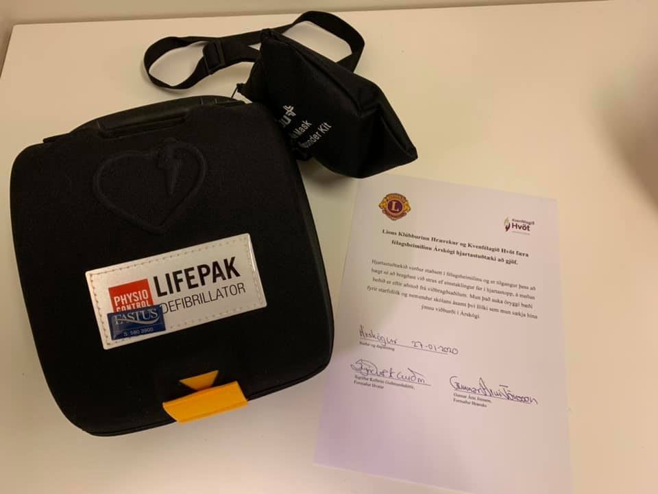 Félagsheimilið Árskógi fær rausnarlega gjöf