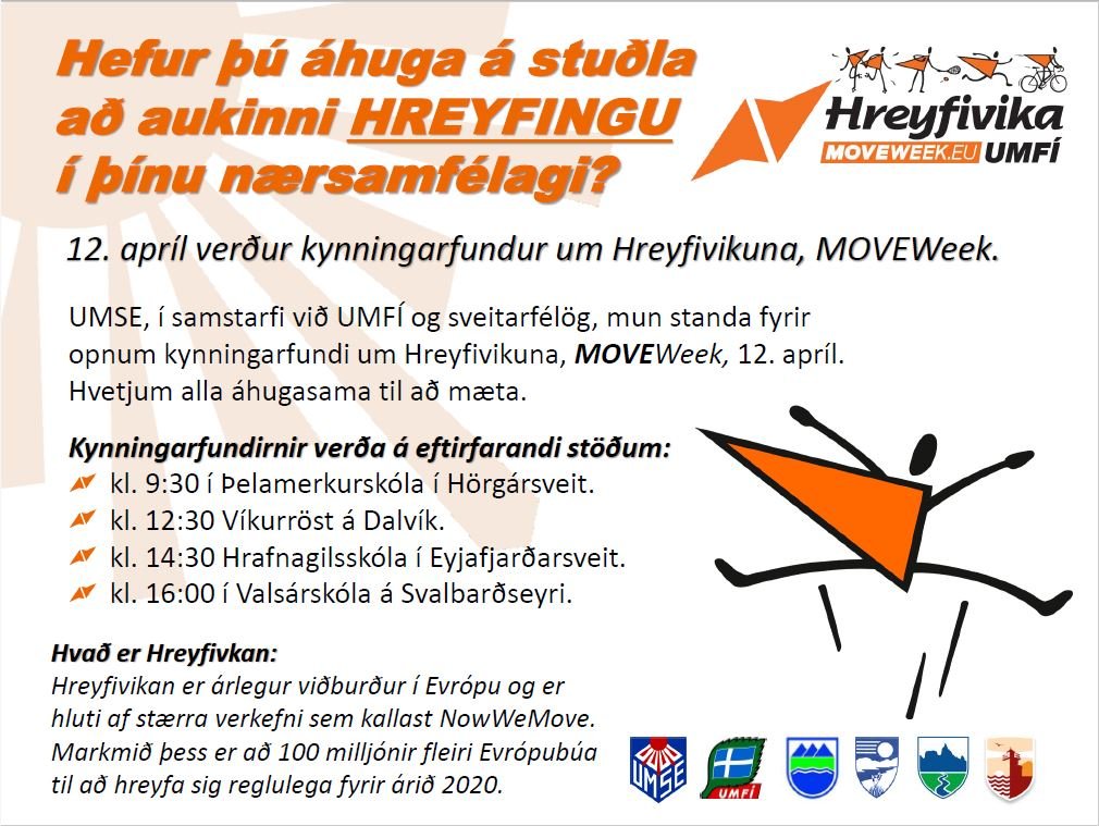 Hefur þú áhuga á að stuðla að aukinni hreyfingu í þínu nærsamfélagi?