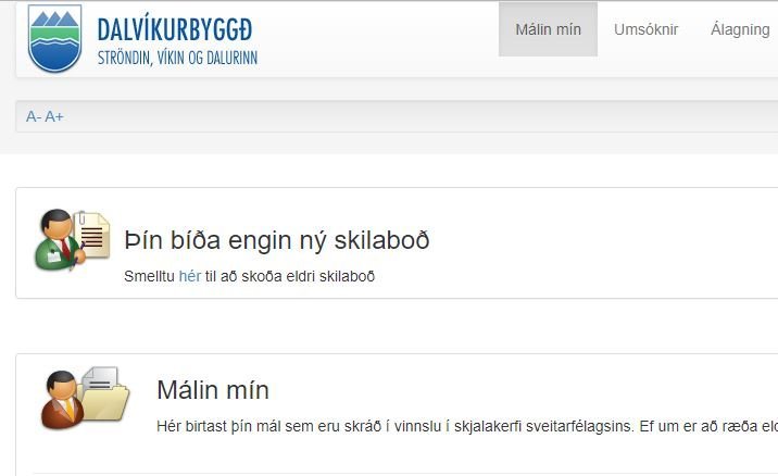 Íbúagátt Dalvíkurbyggðar með nýtt útlit