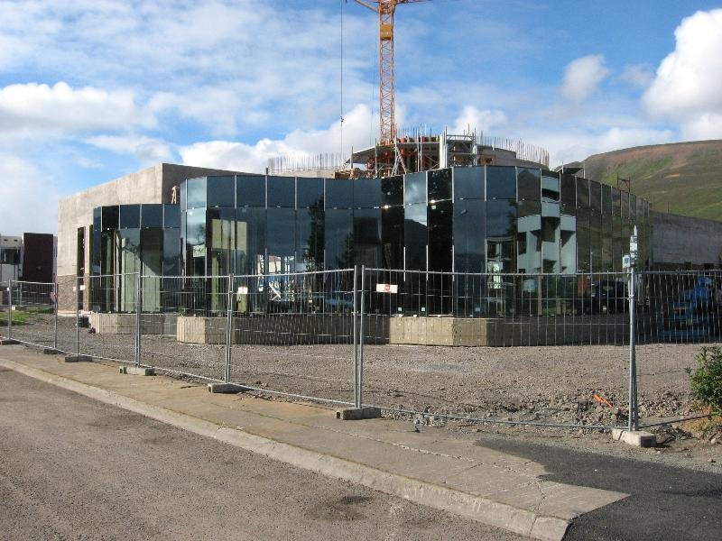 Menningarhúsið tekur á sig mynd