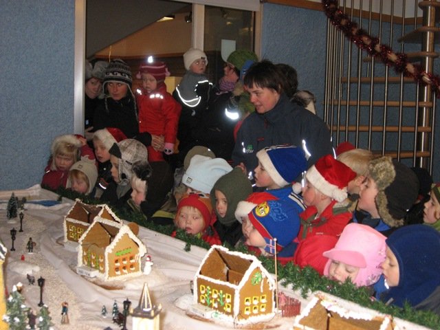 Heimsókn í jólaþorpið