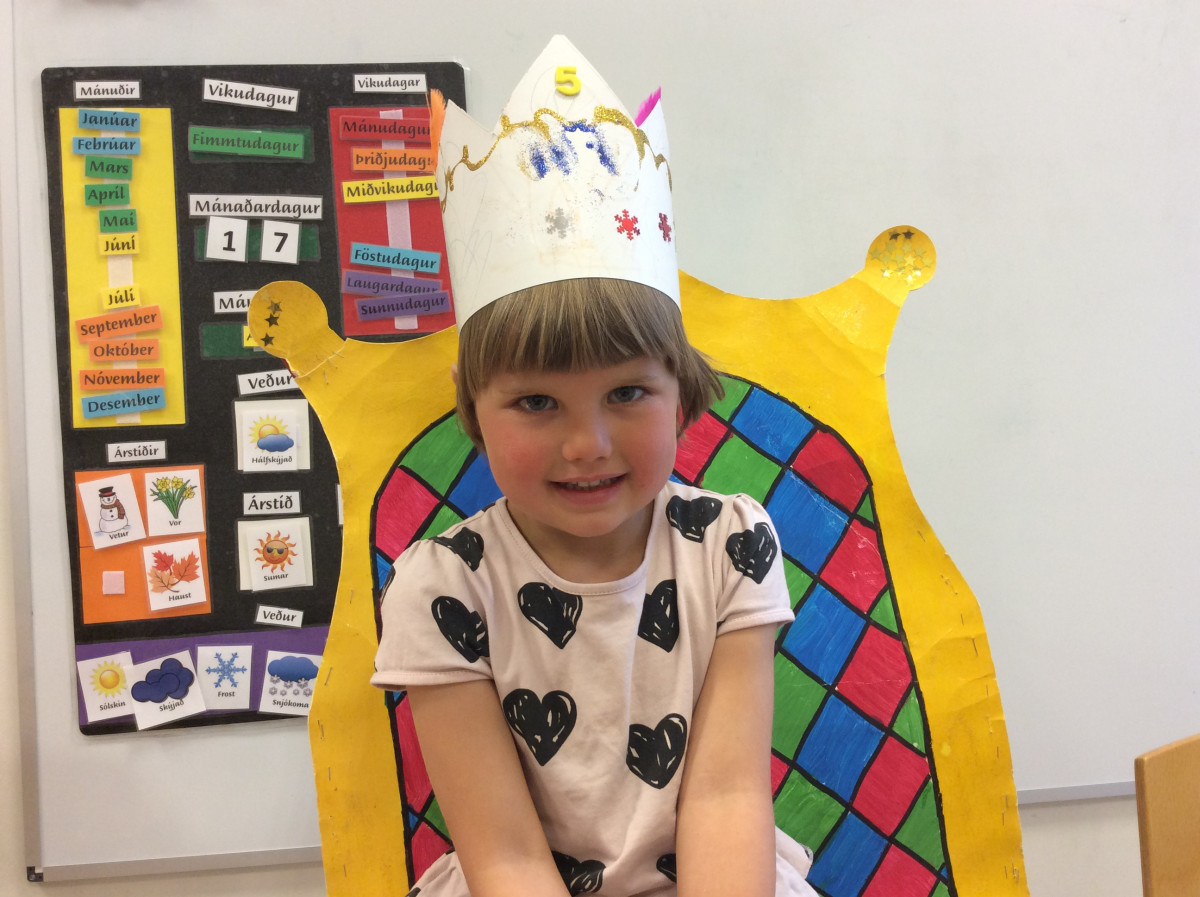 Sunnefa Sumarrós 5 ára