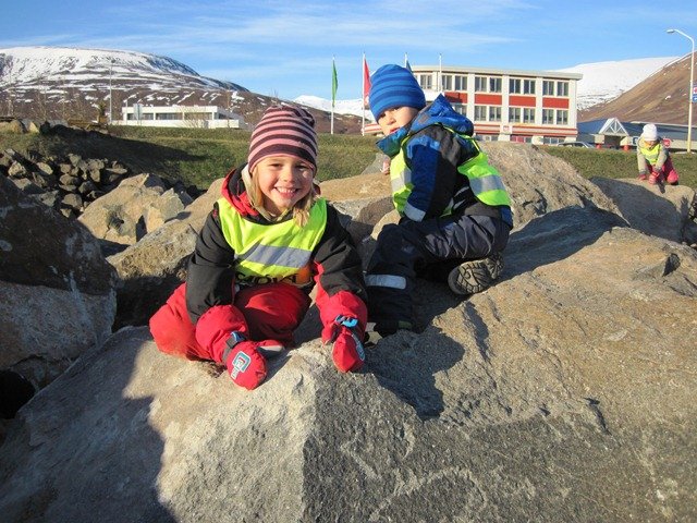 Útikennsla hjá Mánabörnum