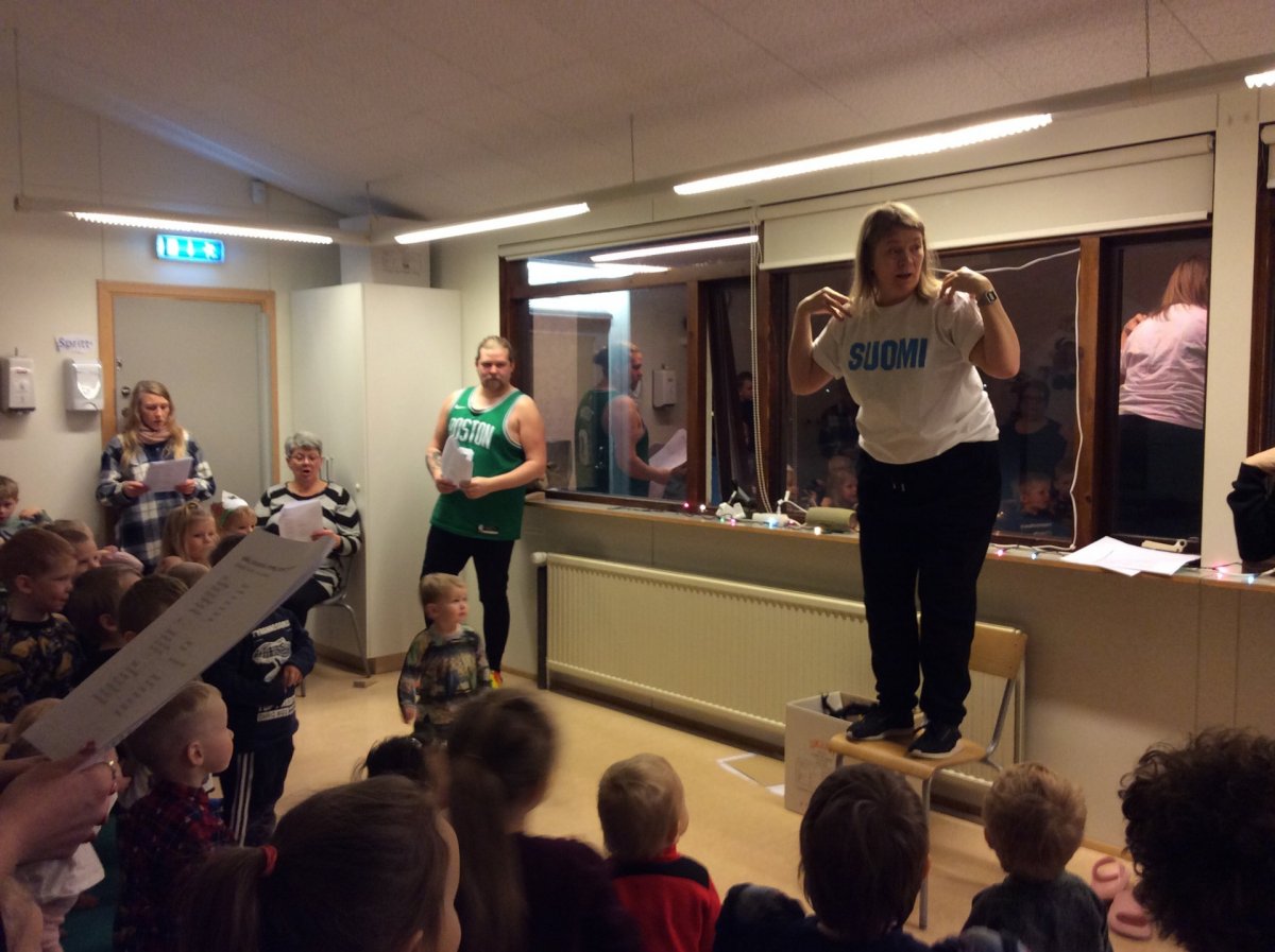 Söngstund á finnsku