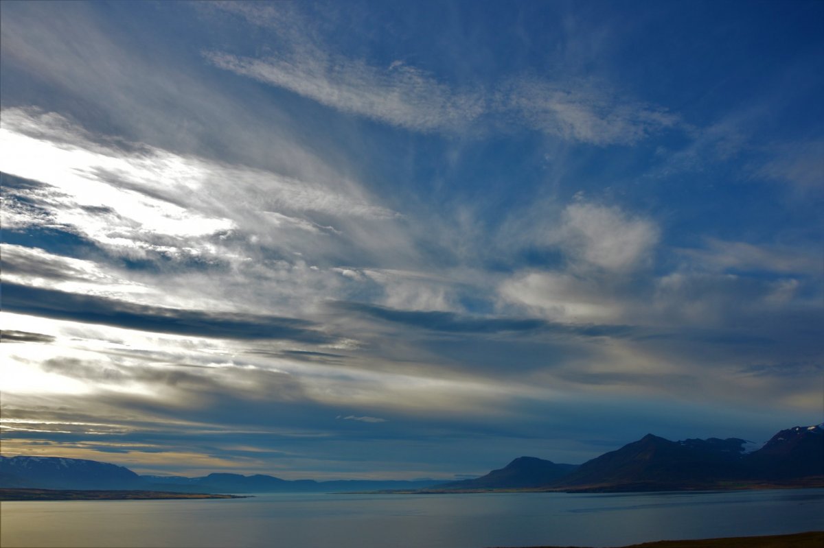 Séð inn Eyjafjörð. Mynd úr safni