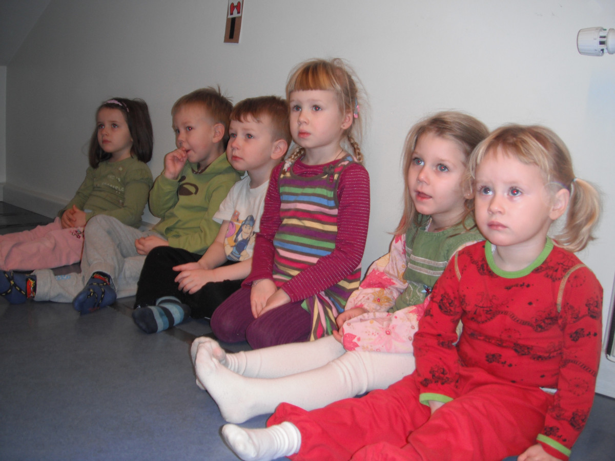 Skakkalandskrakkar í heimsókn á kátakot