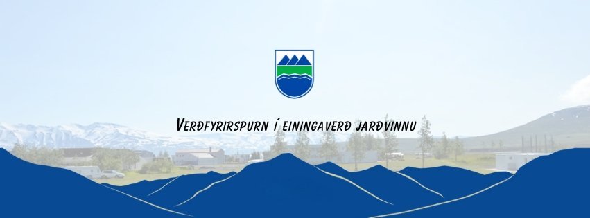 Verðfyrirspurn í einingaverð jarðvinnu