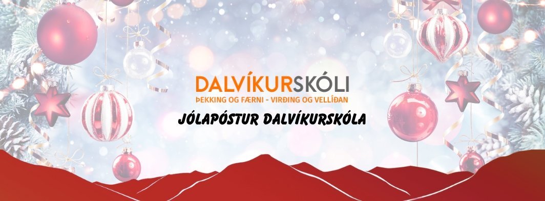 Jólapóstur í Dalvíkurskóla.