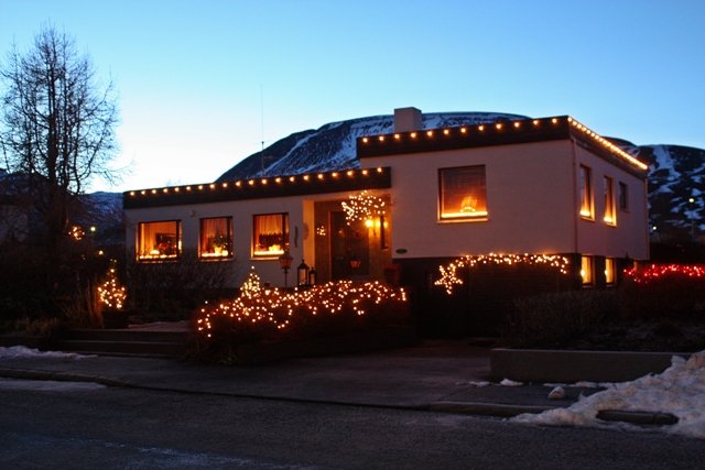 Úrslit jólaskreytingasamkeppninnar