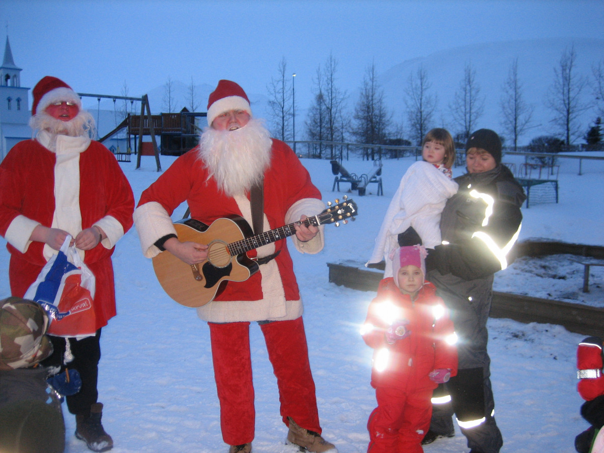 Giljagaur og Skyrgámur komu í heimsókn