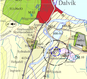 Skáldalækur ytri  Tillaga að breytingu á Aðalskipulagi Dalvíkurbyggðar 2008-2020 og deiliskipulagi f…